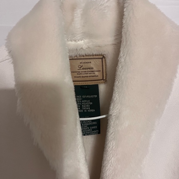 Ralph Lauren Soft White Faux Fur Vest - Picture 7 of 10